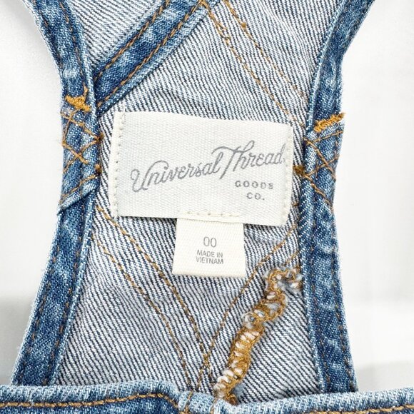 NEW Universal Thread Skinny Denim Overalls - Picture 8 of 14
